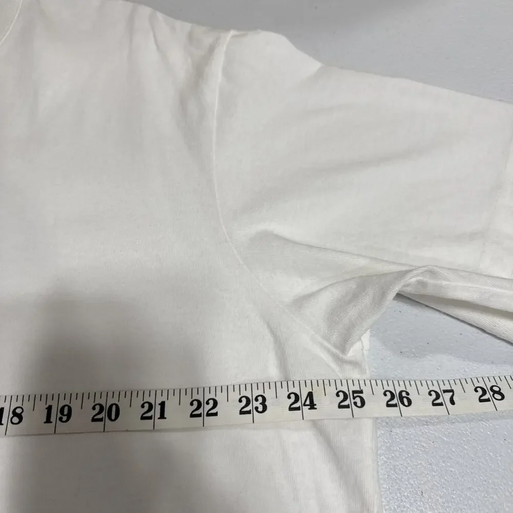 Everlane Mens Organic Cotton Tee White Relaxed Fit XL Basic Casual Minimalist - Picture 4 of 10